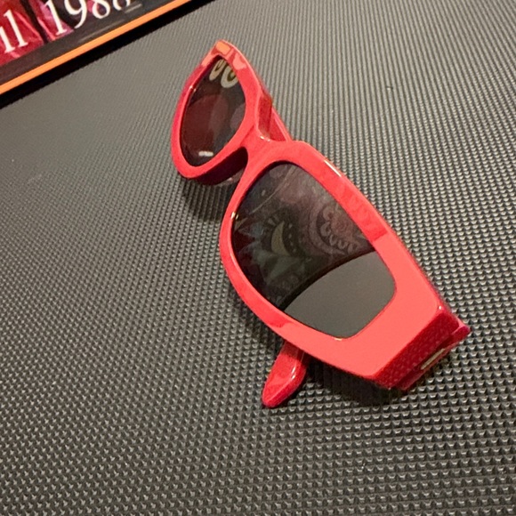 NWOT Celine Triomphe Red Oval Sunglasses - Picture 5 of 8